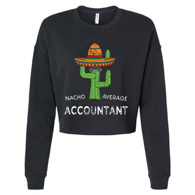 Fun Hilarious Accounting Humor Funny Accountant Cropped Pullover Crew