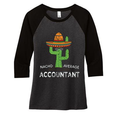 Fun Hilarious Accounting Humor Funny Accountant Women's Tri-Blend 3/4-Sleeve Raglan Shirt