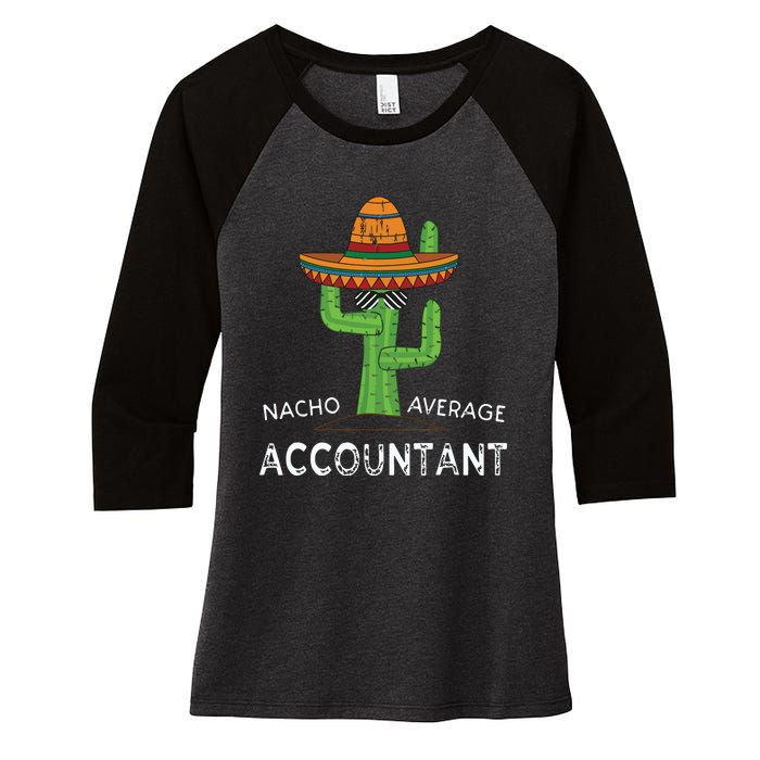 Fun Hilarious Accounting Humor Funny Accountant Women's Tri-Blend 3/4-Sleeve Raglan Shirt