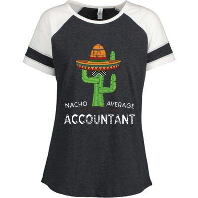 Fun Hilarious Accounting Humor Funny Accountant Enza Ladies Jersey Colorblock Tee