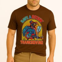 Funny Have A Rockin' Thanksgiving Rocker Turkey Cooling Performance Crew T-Shirt