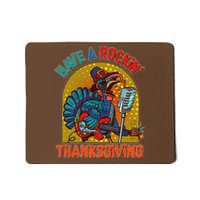 Funny Have A Rockin' Thanksgiving Rocker Turkey Mousepad