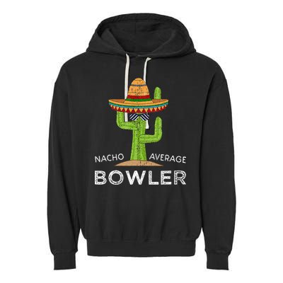 Fun Hilarious Bowler Joke Humor Funny Bowling Saying Garment-Dyed Fleece Hoodie