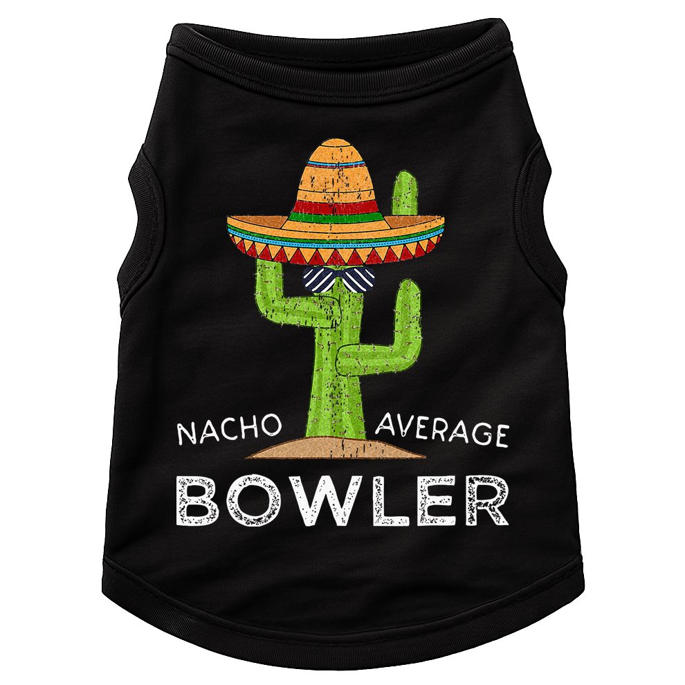 Fun Hilarious Bowler Joke Humor Funny Bowling Saying Doggie Tank