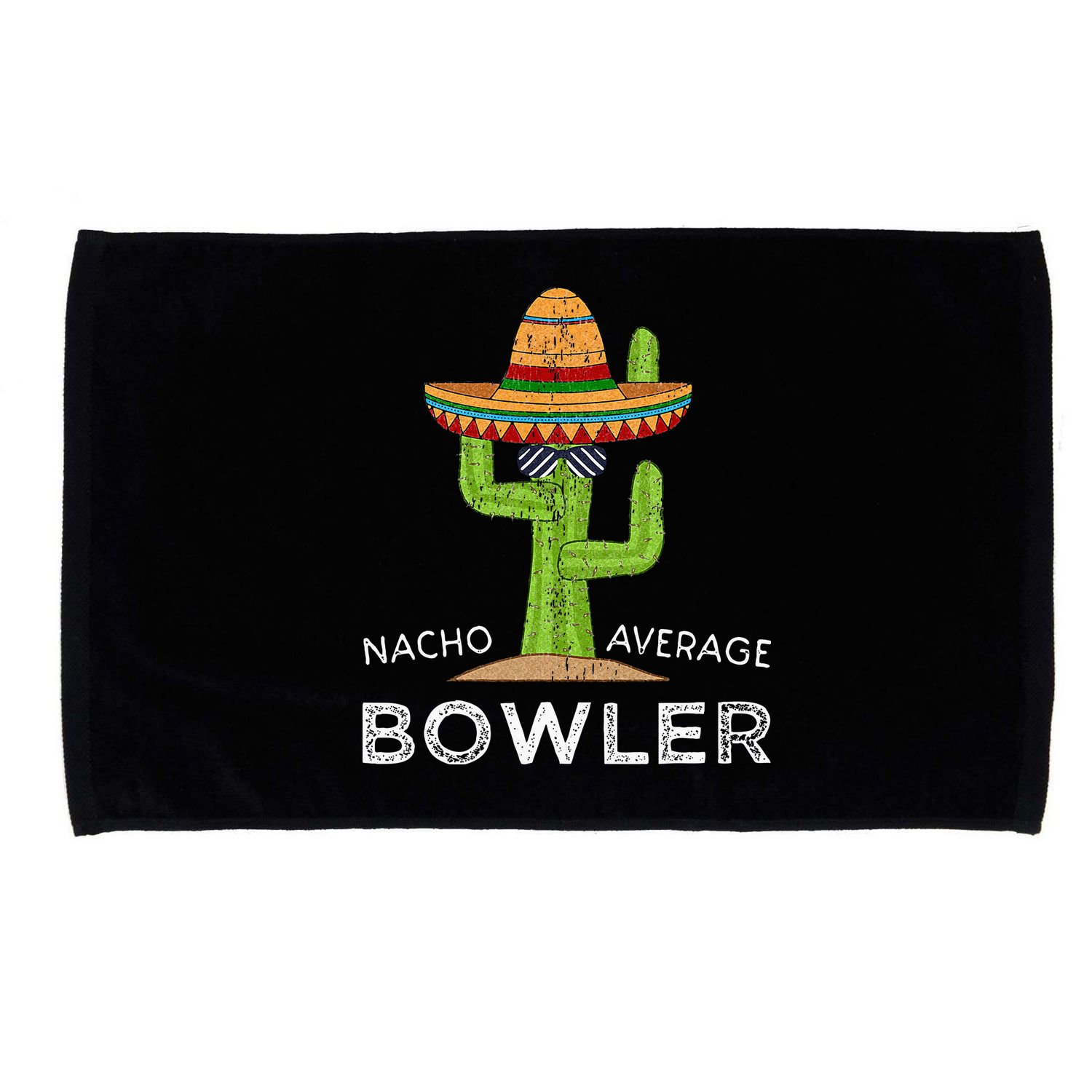 Fun Hilarious Bowler Joke Humor Funny Bowling Saying Microfiber Hand Towel