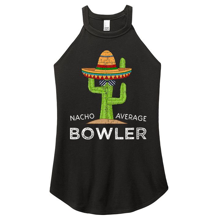 Fun Hilarious Bowler Joke Humor Funny Bowling Saying Women's Perfect Tri Rocker Tank