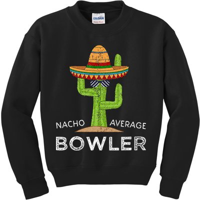 Fun Hilarious Bowler Joke Humor Funny Bowling Saying Kids Sweatshirt