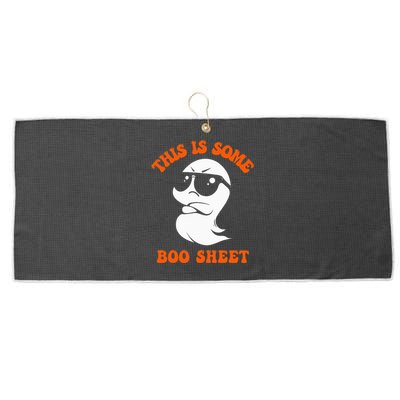 Funny Halloween Boo Ghost Costume This Is Some Boo Sheet Large Microfiber Waffle Golf Towel