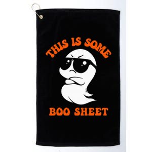 Funny Halloween Boo Ghost Costume This Is Some Boo Sheet Platinum Collection Golf Towel