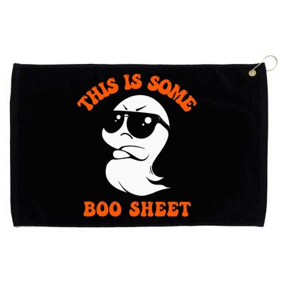 Funny Halloween Boo Ghost Costume This Is Some Boo Sheet Grommeted Golf Towel