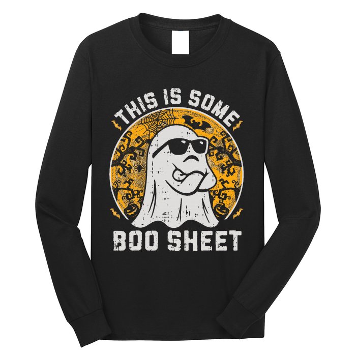 Funny Halloween Boo Ghost Costume This is Some Boo Sheet Long Sleeve Shirt