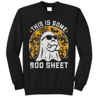 Funny Halloween Boo Ghost Costume This is Some Boo Sheet Tall Sweatshirt