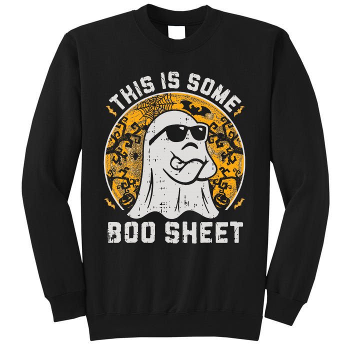 Funny Halloween Boo Ghost Costume This is Some Boo Sheet Tall Sweatshirt