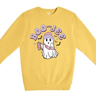 Funny Halloween Boo Jee Ghost Premium Crewneck Sweatshirt