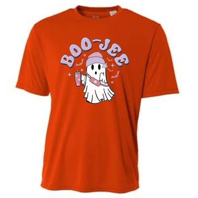 Funny Halloween Boo Jee Ghost Cooling Performance Crew T-Shirt