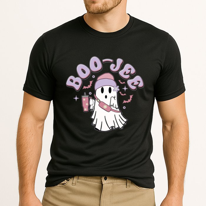 Funny Halloween Boo Jee Ghost Cooling Performance Crew T-Shirt