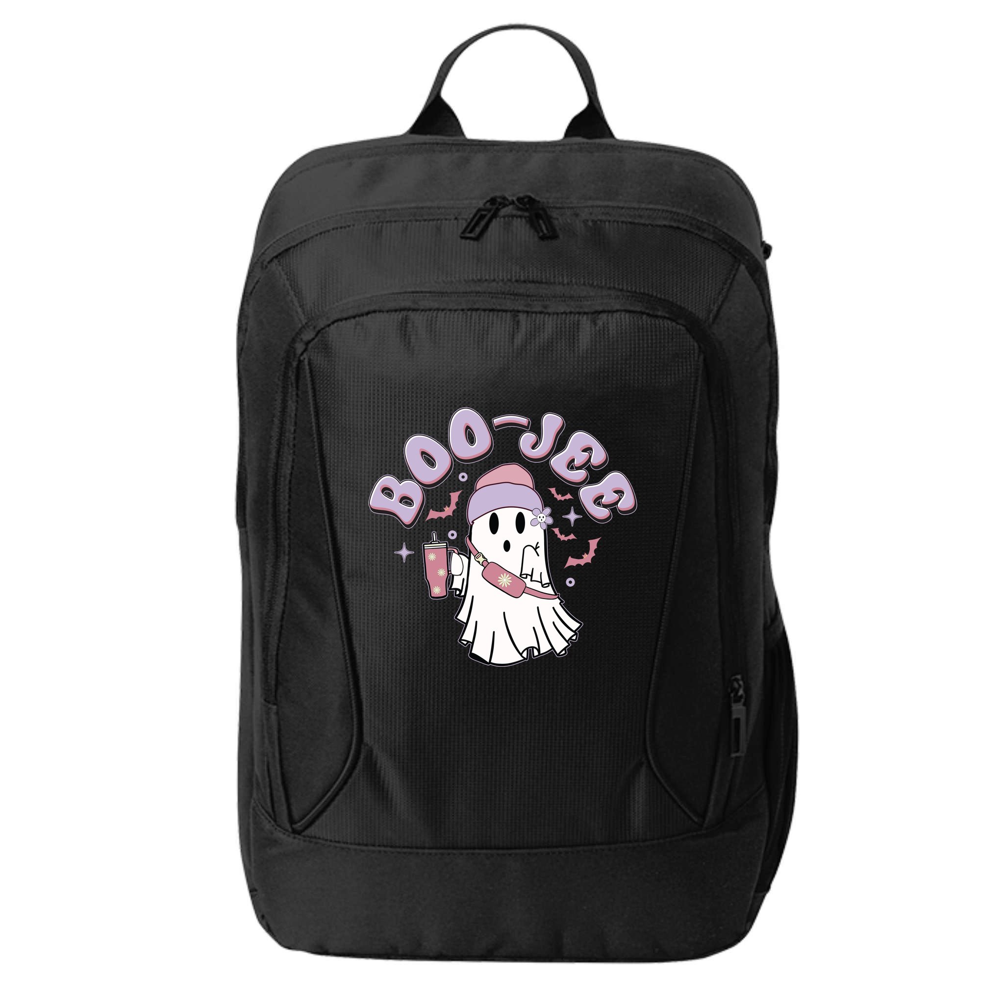Funny Halloween Boo Jee Ghost City Backpack