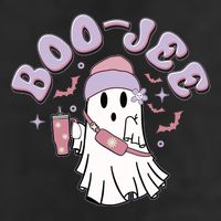 Funny Halloween Boo Jee Ghost 15oz Campfire Ceramic Mug