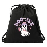 Funny Halloween Boo Jee Ghost Drawstring Bag
