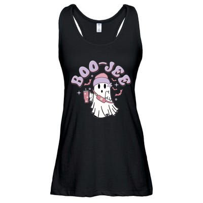 Funny Halloween Boo Jee Ghost Ladies Essential Flowy Tank