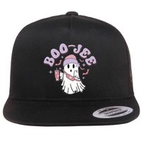 Funny Halloween Boo Jee Ghost Flatbill Hat