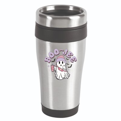 Funny Halloween Boo Jee Ghost 16oz Travel Tumbler