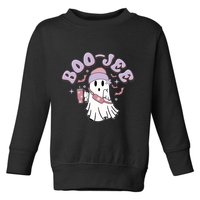 Funny Halloween Boo Jee Ghost Toddler Sweatshirt