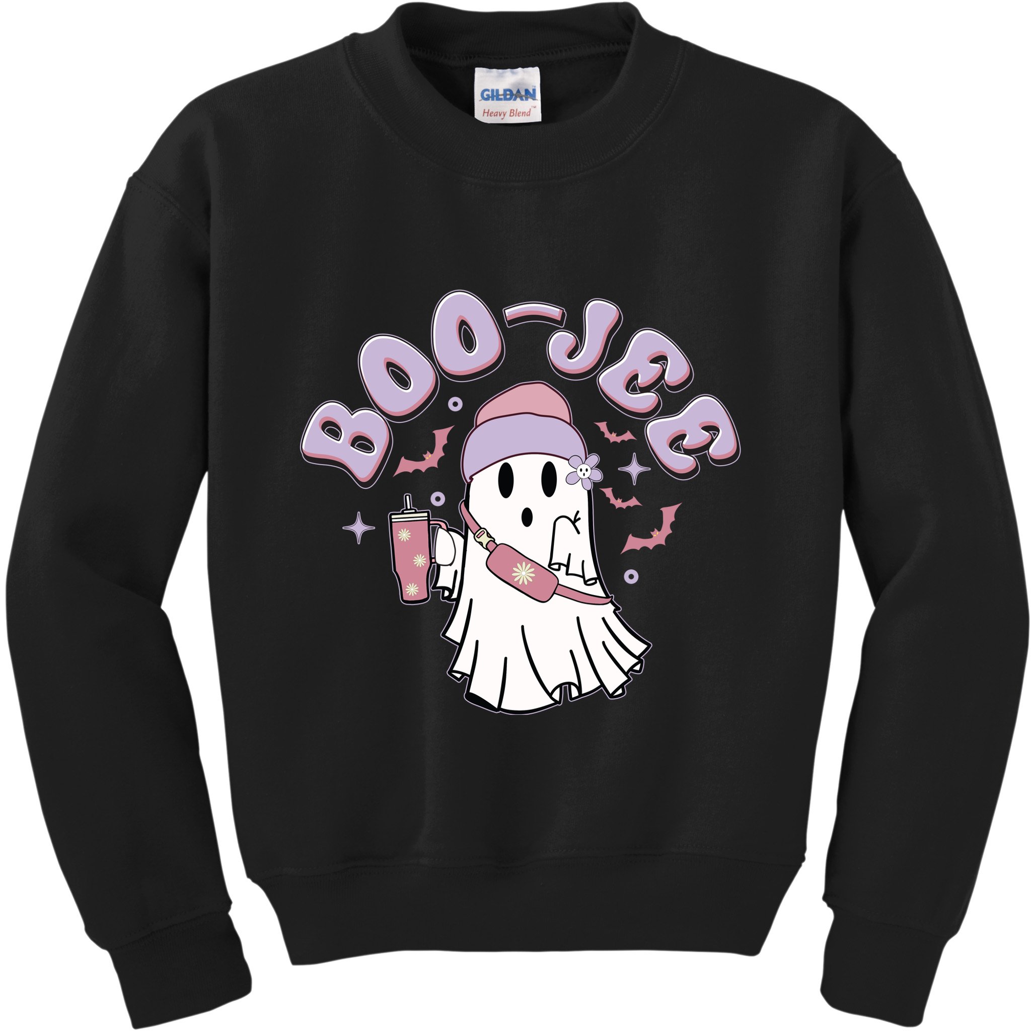 Funny Halloween Boo Jee Ghost Kids Sweatshirt