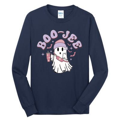 Funny Halloween Boo Jee Ghost Tall Long Sleeve T-Shirt