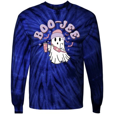 Funny Halloween Boo Jee Ghost Tie-Dye Long Sleeve Shirt