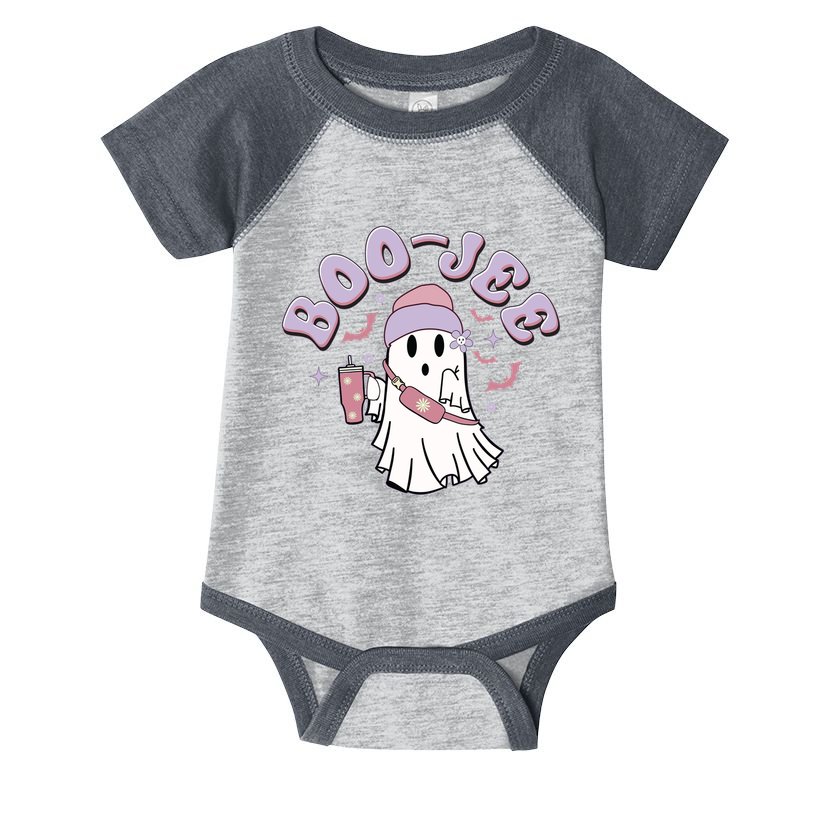 Funny Halloween Boo Jee Ghost Infant Baby Jersey Bodysuit
