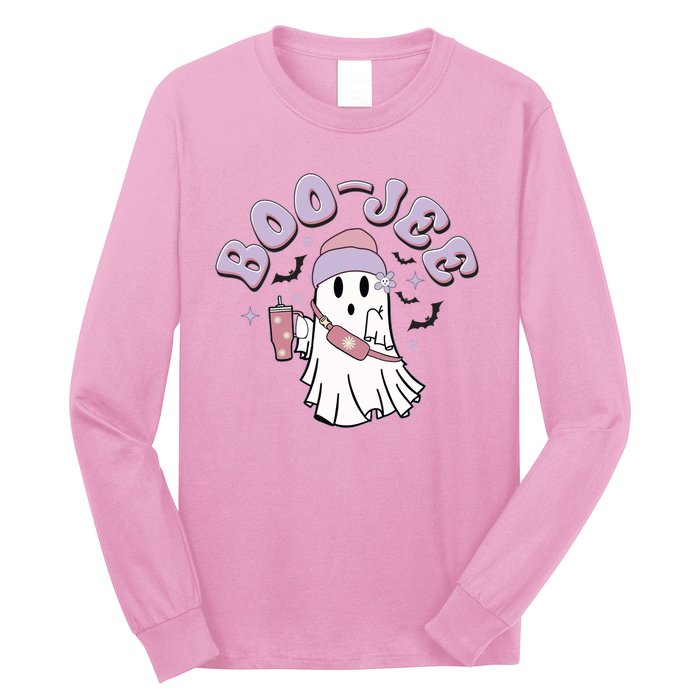 Funny Halloween Boo Jee Ghost Long Sleeve Shirt