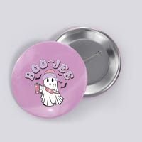 Funny Halloween Boo Jee Ghost Button