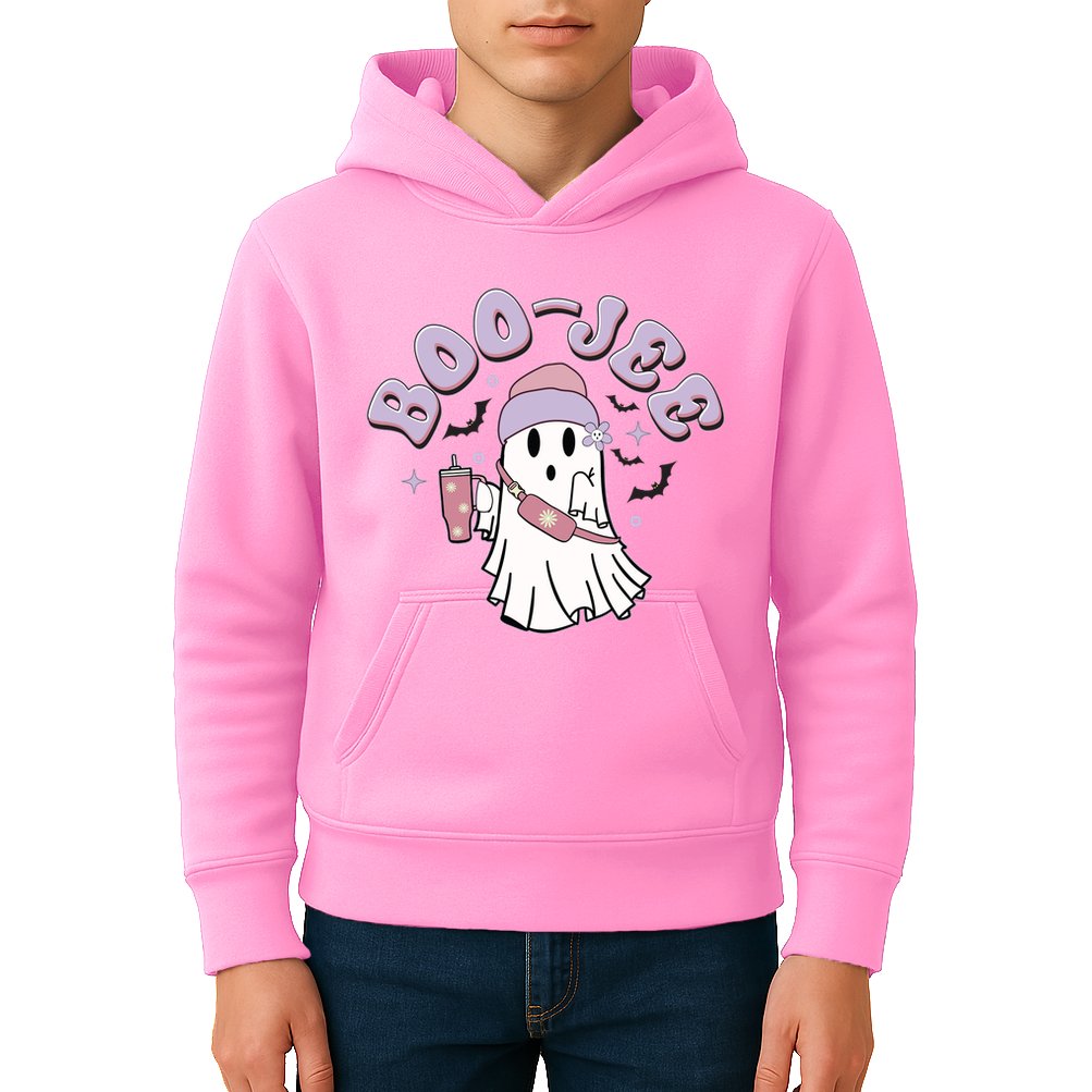 Funny Halloween Boo Jee Ghost Kids Hoodie
