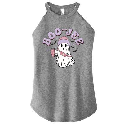 Funny Halloween Boo Jee Ghost Women's Perfect Tri Rocker Tank