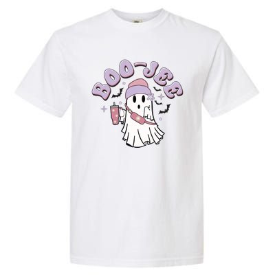 Funny Halloween Boo Jee Ghost Garment-Dyed Heavyweight T-Shirt