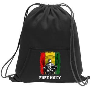 Free Huey Black History African Roots Empowerment Sweatshirt Cinch Pack Bag