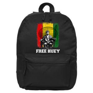 Free Huey Black History African Roots Empowerment 16 in Basic Backpack