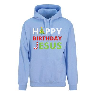 Funny Happy Birthday Jesus Funny Christian Christmas Unisex Surf Hoodie