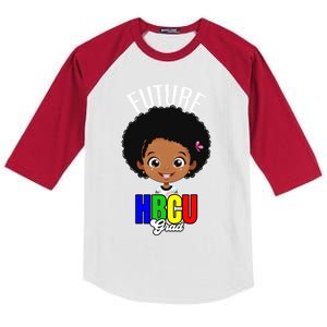 Future Historically Black College University Student Hbcu Cute Gift Kids Colorblock Raglan Jersey