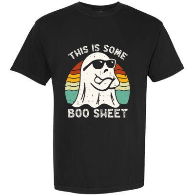 Funny Halloween Boo Ghost Costume This Is Some Boo Sheet Garment-Dyed Heavyweight T-Shirt