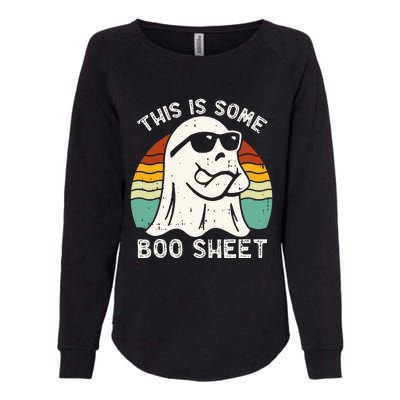 Funny Halloween Boo Ghost Costume This Is Some Boo Sheet Womens California Wash Sweatshirt