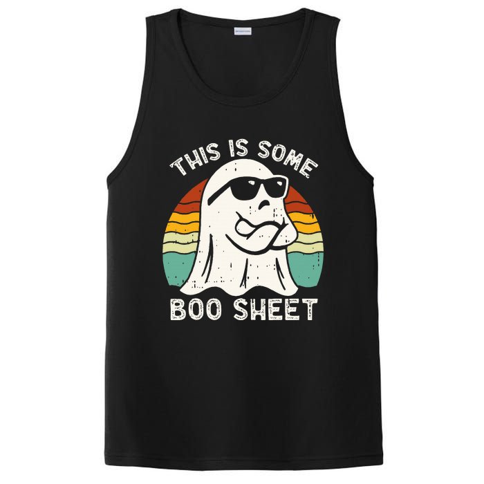 Funny Halloween Boo Ghost Costume This Is Some Boo Sheet PosiCharge Competitor Tank