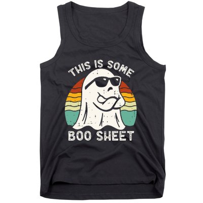 Funny Halloween Boo Ghost Costume This Is Some Boo Sheet Tank Top