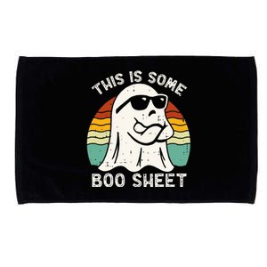 Funny Halloween Boo Ghost Costume This Is Some Boo Sheet Microfiber Hand Towel