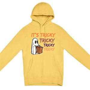 Funny Halloween Boo ItS Tricky Tricky Tricky Gift Premium Pullover Hoodie