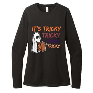 Funny Halloween Boo ItS Tricky Tricky Tricky Gift Womens CVC Long Sleeve Shirt