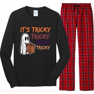 Funny Halloween Boo ItS Tricky Tricky Tricky Gift Long Sleeve Pajama Set