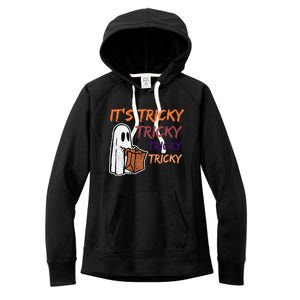 Funny Halloween Boo ItS Tricky Tricky Tricky Gift Women's Fleece Hoodie