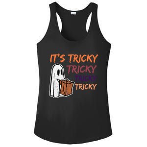 Funny Halloween Boo ItS Tricky Tricky Tricky Gift Ladies PosiCharge Competitor Racerback Tank